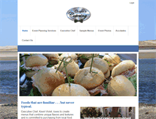 Tablet Screenshot of chapinscatering.com